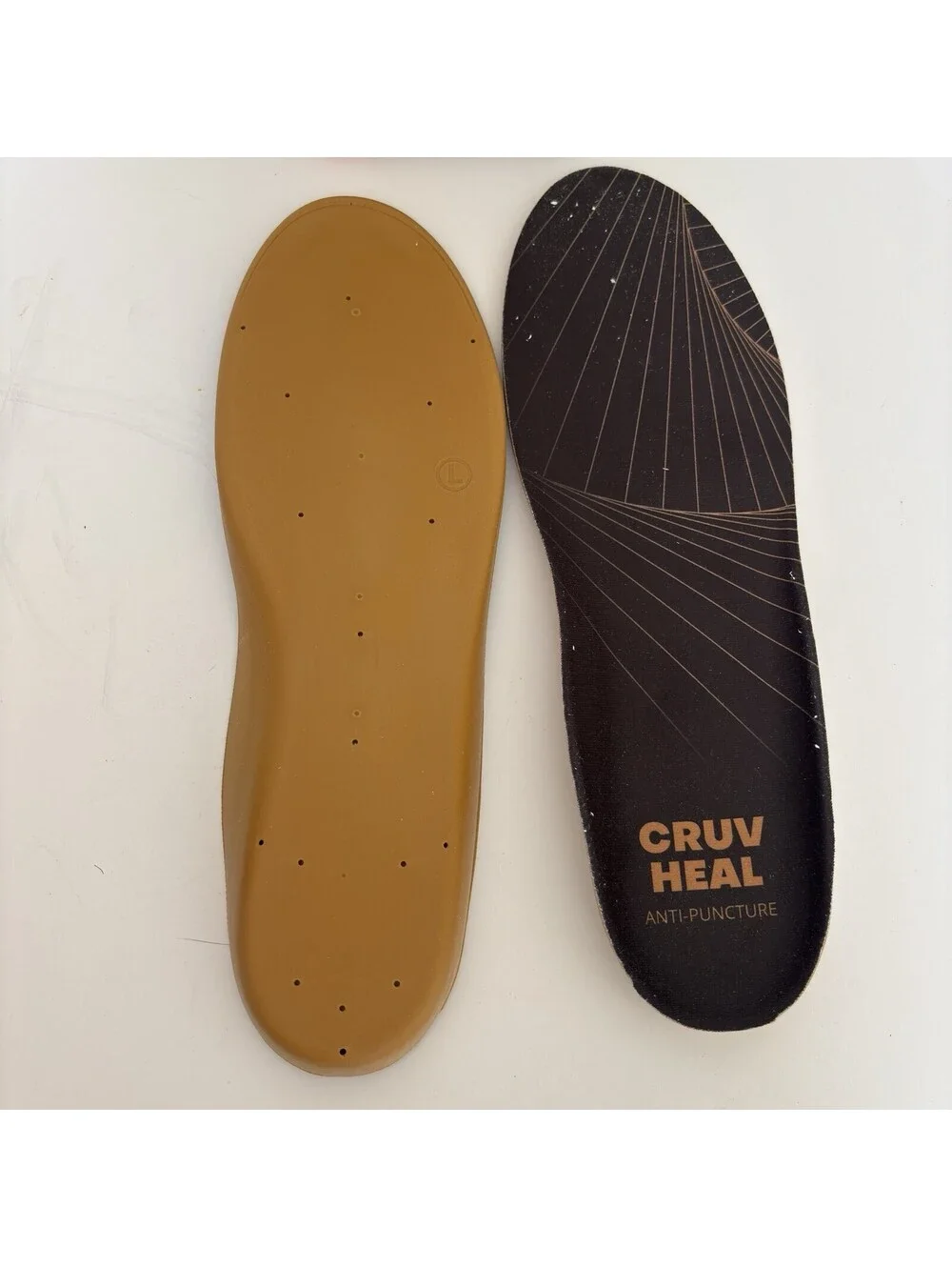 CRUVHEAL Puncture Resistant Work Insole - Nail Proof - Steel Toe Inserts - Work